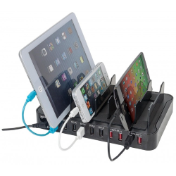 Docking Station 10 porte USB Ricarica Smartphone e Tablet