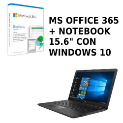 Licenza MS OFFICE 365 BUSINESS + Notebook Windows 15.6"