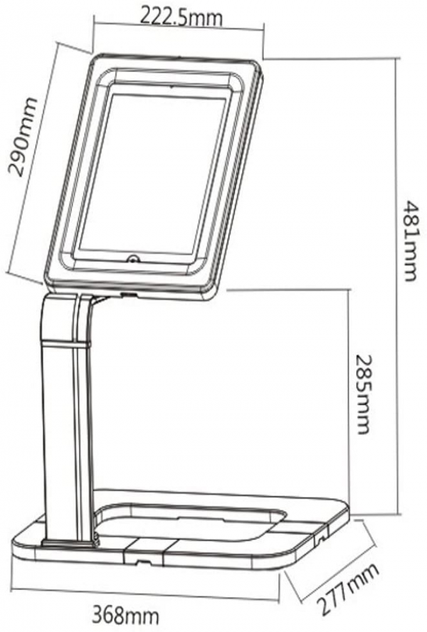Sistema di Sicurezza da Tavolo per tablet da 9.7" a 10.1" - immagine 2