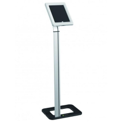 SUPPORTO DA PAVIMENTO CON CUSTODIA DI SICUREZZA PER IPAD/TABLET DA 9.7"-12.9"