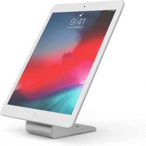 Stand da Tavolo di sicurezza universale per tablet con lucchetto e chiave- Argento