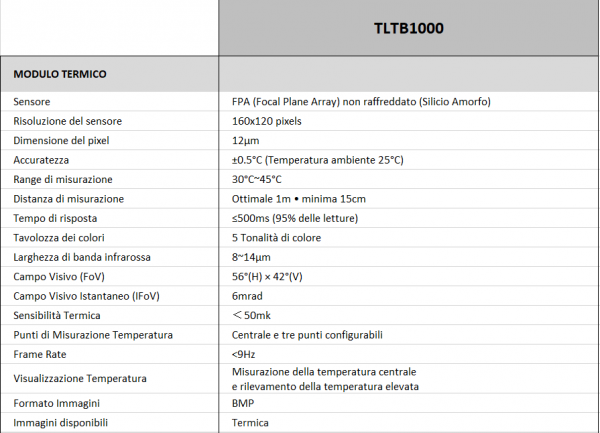 Termocamera Monofocale a 1 metro di distanza - immagine 2