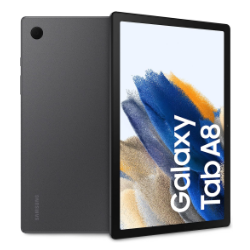 08- SAMSUNG Galaxy Tab A8 Tablet, Wi-Fi /Wi-Fi + LTE - RAM 4GB/64 GB, 2022, Android 11, Grigio, 10.5 Pollici