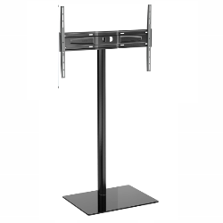 Stand Da Pavimento Pro Per Monitor Da 50" A 82" - Orientamento Orizzontale O Verticale Del Monitor -   Base Rettangolare Senza Ruote - Nero/Antracite