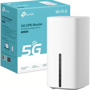 ROUTER 5G WI-FI 6 AX1800 MBPS CON SIM, DUAL BAND, PLUG & PLAY, PORTA GIGABIT WAN/LAN, 4K-QAM