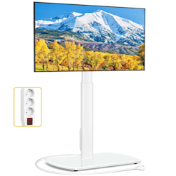 Supporto da Pavimento Per MONITOR DA 32" a 65" - Bianco