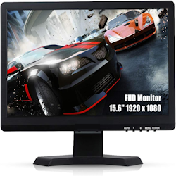MONITOR 15.6” 1920 X 1080 SCHERMO 16:9 FHD 1080P, HDMI BNC VGA USB CON ALTOPARLANTE INCORPORATO